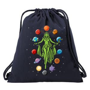 Gaia Greek Goddess Mother Earth Day Hippie Nature Gift Drawstring Bag