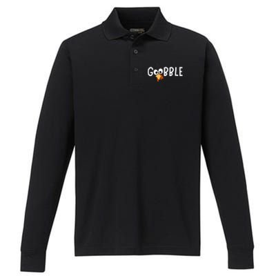 Gobble Gift Performance Long Sleeve Polo