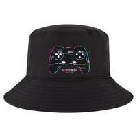 Glitchy Gamepad Gamer Cool Comfort Performance Bucket Hat