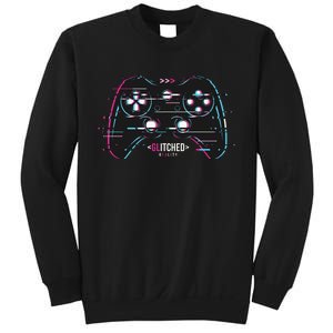 Glitchy Gamepad Gamer Sweatshirt