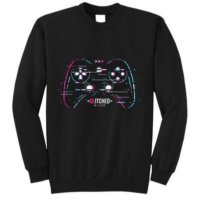 Glitchy Gamepad Gamer Sweatshirt