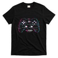 Glitchy Gamepad Gamer T-Shirt