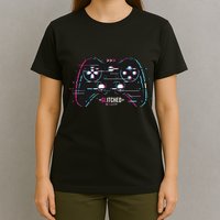 Glitchy Gamepad Gamer T-Shirt