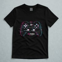 Glitchy Gamepad Gamer T-Shirt