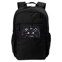 Glitchy Gamepad Gamer Daily Commute Backpack