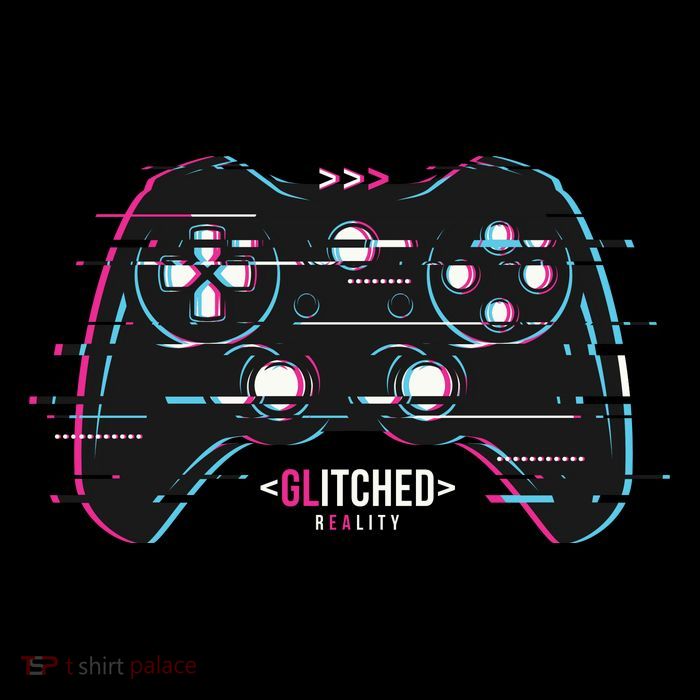 Glitchy Gamepad Gamer 7-Panel Snapback Hat
