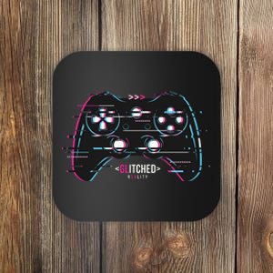 Glitchy Gamepad Gamer Coaster