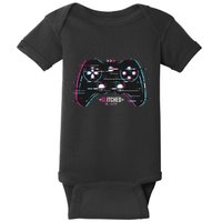 Glitchy Gamepad Gamer Baby Bodysuit