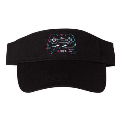 Glitchy Gamepad Gamer Valucap Bio-Washed Visor