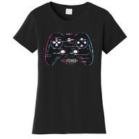 Glitchy Gamepad Gamer Women's T-Shirt