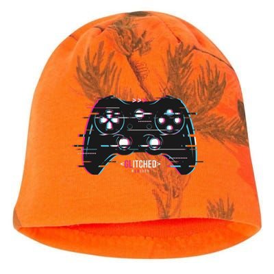 Glitchy Gamepad Gamer Kati - Camo Knit Beanie