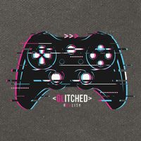 Glitchy Gamepad Gamer Cotton Canvas Backpack