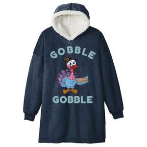 Gobble Gobble Gift Hooded Wearable Blanket