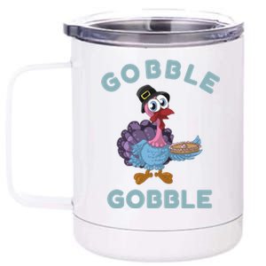 Gobble Gobble Gift 12 oz Stainless Steel Tumbler Cup