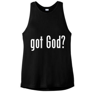 Got God Ladies PosiCharge Tri-Blend Wicking Tank