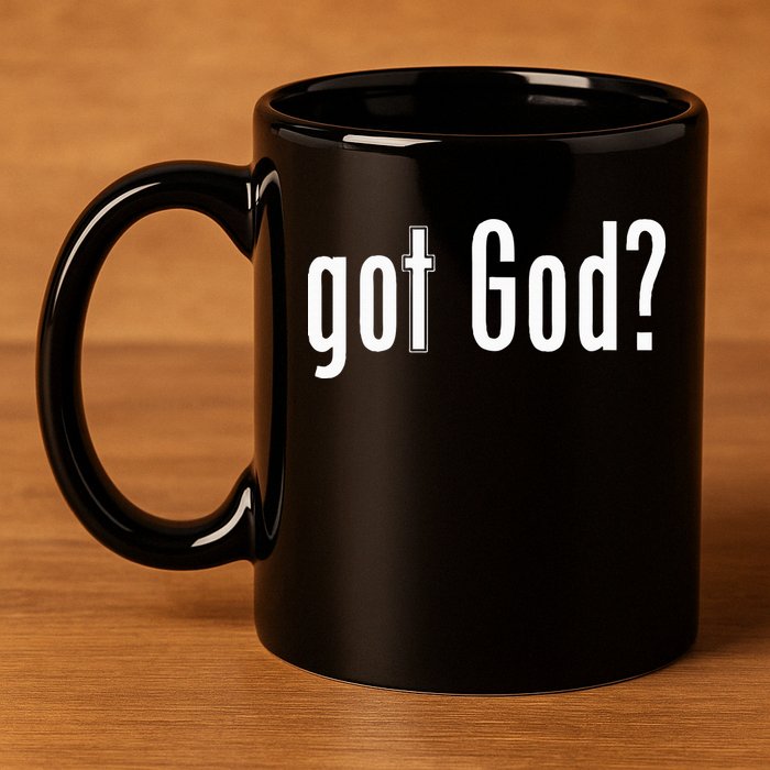 Got God 11oz C Handle Ceramic Mug