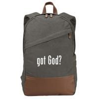 Got God Cotton Canvas Backpack