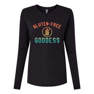 Glutenfree Goddess Gluten Free Celiac Disease Statet Gift Womens Cotton Relaxed Long Sleeve T-Shirt