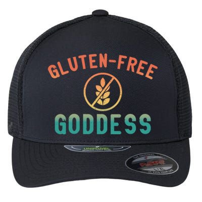 Glutenfree Goddess Gluten Free Celiac Disease Statet Gift Flexfit Unipanel Trucker Cap