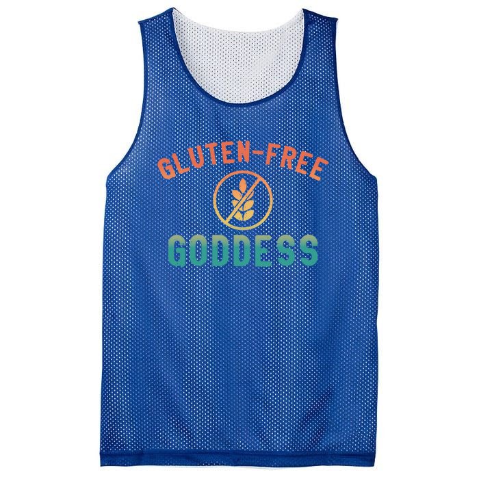 Glutenfree Goddess Gluten Free Celiac Disease Statet Gift Mesh Reversible Basketball Jersey Tank