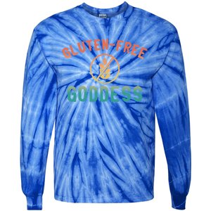 Glutenfree Goddess Gluten Free Celiac Disease Statet Gift Tie-Dye Long Sleeve Shirt