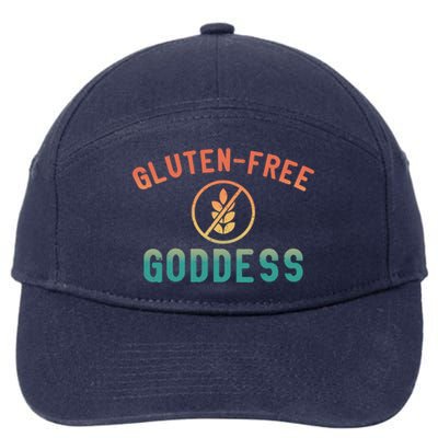 Glutenfree Goddess Gluten Free Celiac Disease Statet Gift 7-Panel Snapback Hat