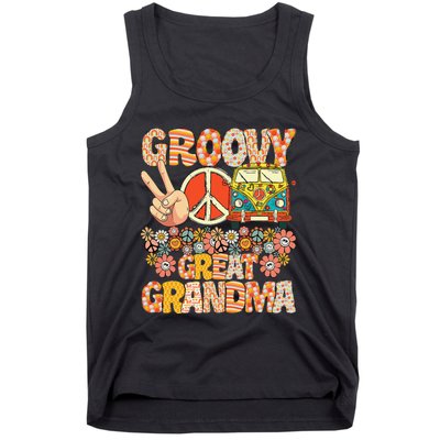 Groovy Great Grandma Matching Family mother's day Tank Top