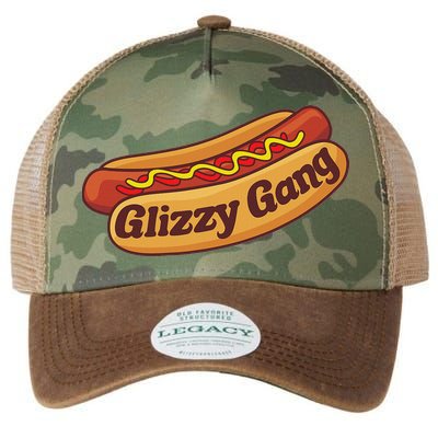 Glizzy Gang Gladiator Gobbler Funny Hot Dog Legacy Tie Dye Trucker Hat