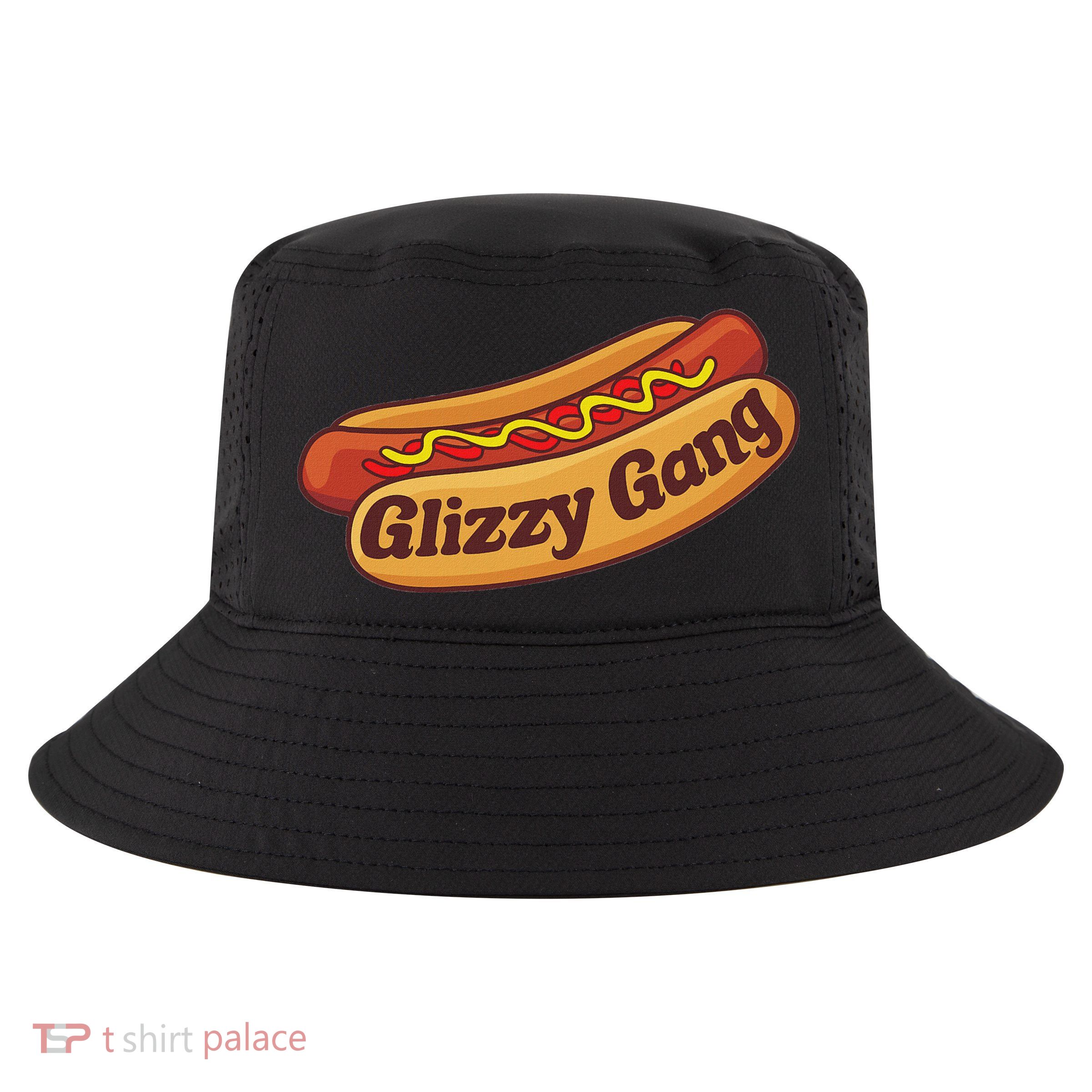 Glizzy Gang Gladiator Gobbler Funny Hot Dog Cool Comfort Performance Bucket Hat