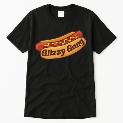 Glizzy Gang Gladiator Gobbler Funny Hot Dog Tall T-Shirt