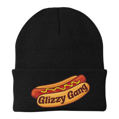 Glizzy Gang Gladiator Gobbler Funny Hot Dog Beanie