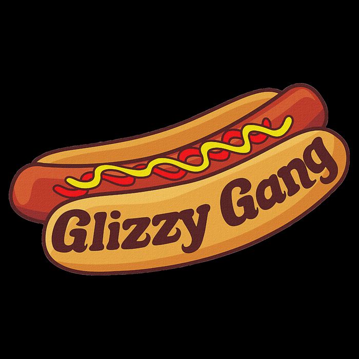 Glizzy Gang Gladiator Gobbler Funny Hot Dog Poster