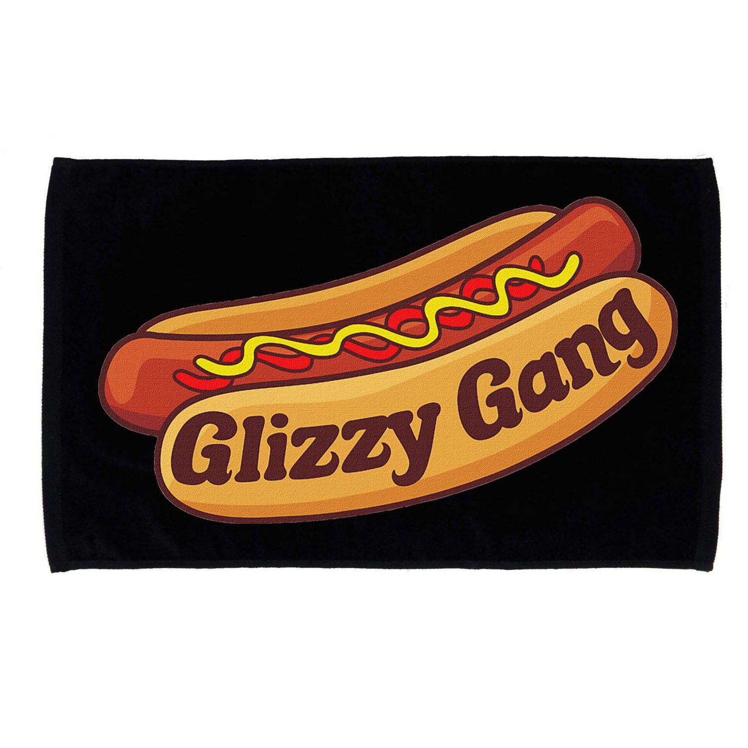 Glizzy Gang Gladiator Gobbler Funny Hot Dog Microfiber Hand Towel