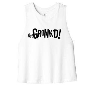 Get Gronk'd! Women's Racerback Cropped Tank