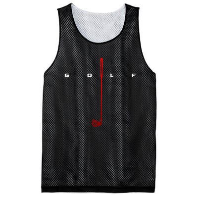 Golfer Golf Mesh Reversible Basketball Jersey Tank