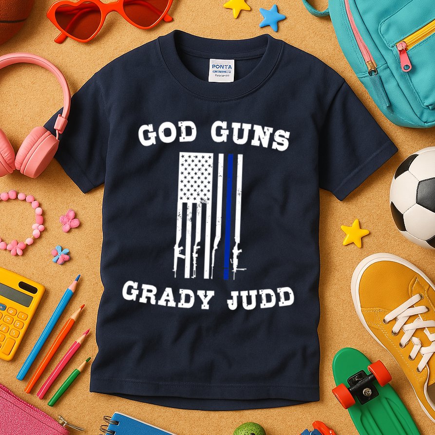 God Guns Grady Judd Shirt Essentiel Kids T-Shirt