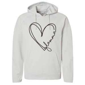 Glamma Glamma Grandparents Day Performance Fleece Hoodie