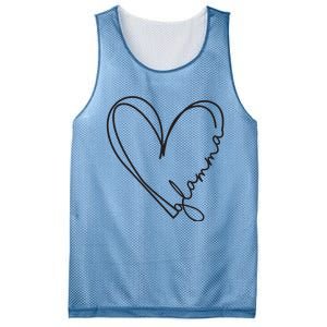 Glamma Glamma Grandparents Day Mesh Reversible Basketball Jersey Tank