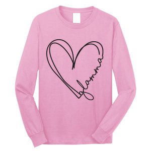 Glamma Glamma Grandparents Day Long Sleeve Shirt