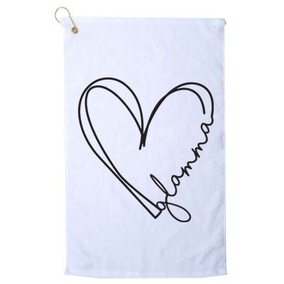 Glamma Glamma Grandparents Day Golf Towel