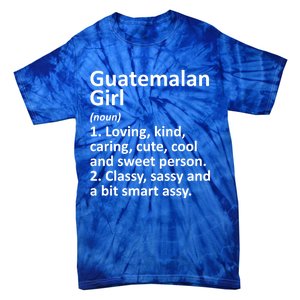 Guatemalan Guatemala Gift Funny Country Roots Descent Meaningful Gift Tie-Dye T-Shirt