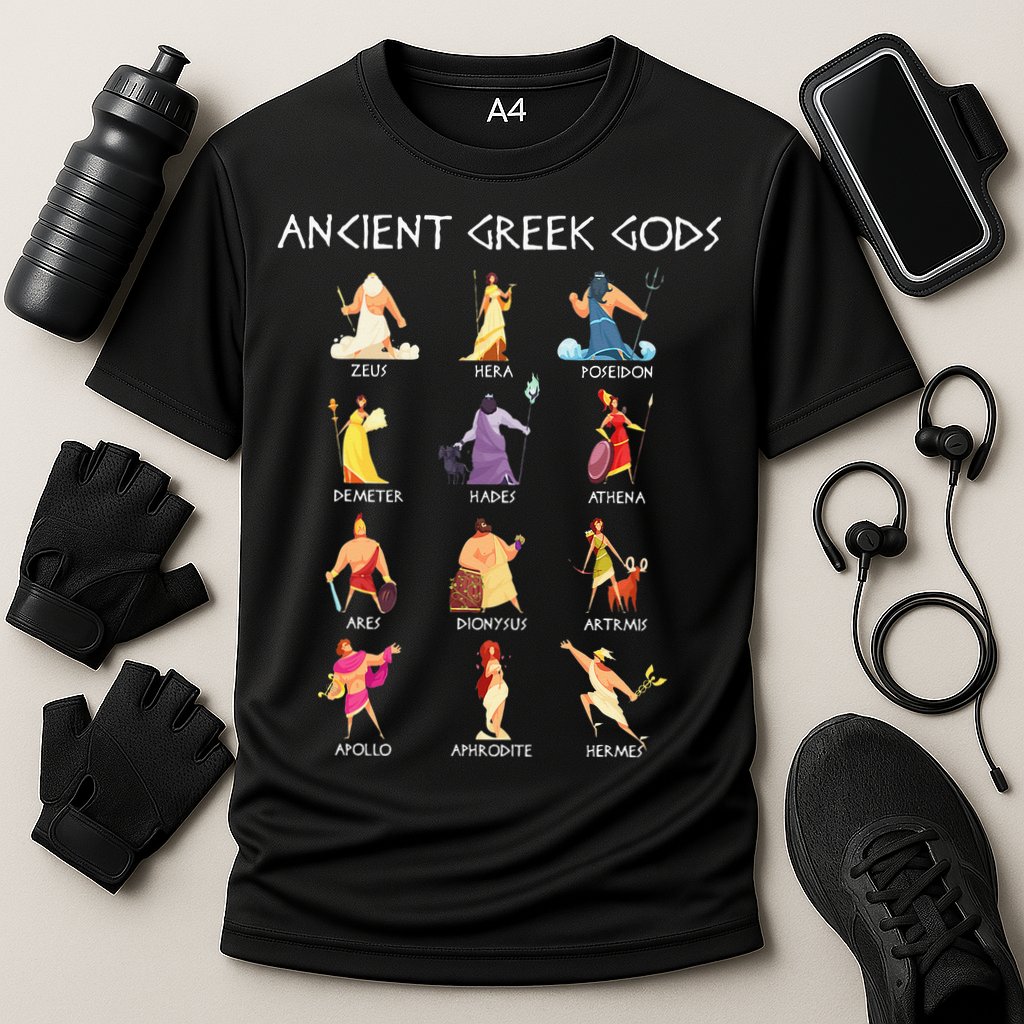 Greek Gods Greek Mythology Ancient Legends Cooling Performance Crew T-Shirt