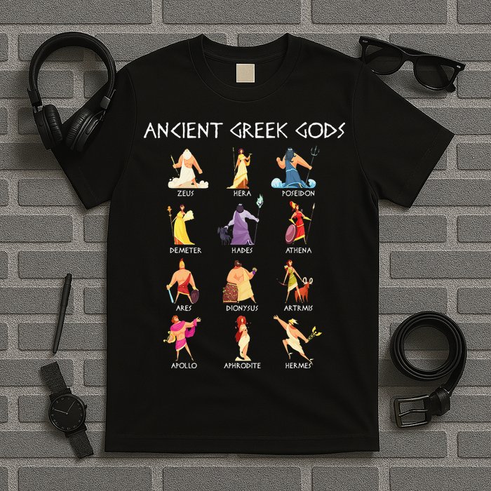 Greek Gods Greek Mythology Ancient Legends T-Shirt