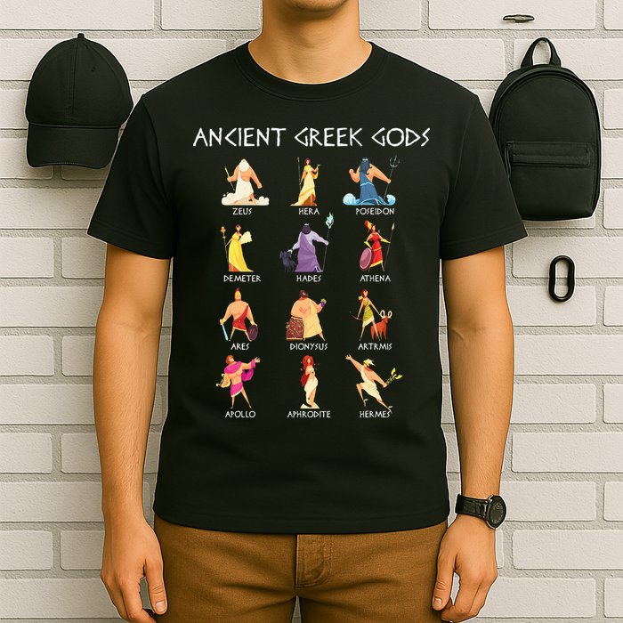 Greek Gods Greek Mythology Ancient Legends T-Shirt
