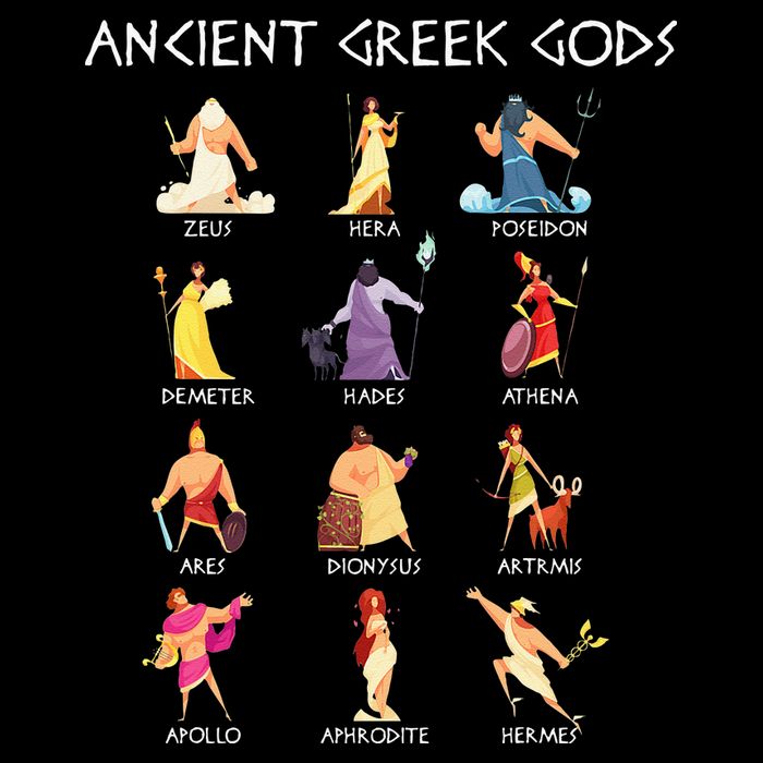 Greek Gods Greek Mythology Ancient Legends T-Shirt