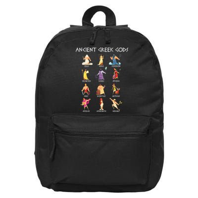 Greek Gods Greek Mythology Ancient Legends 16 in Basic Backpack