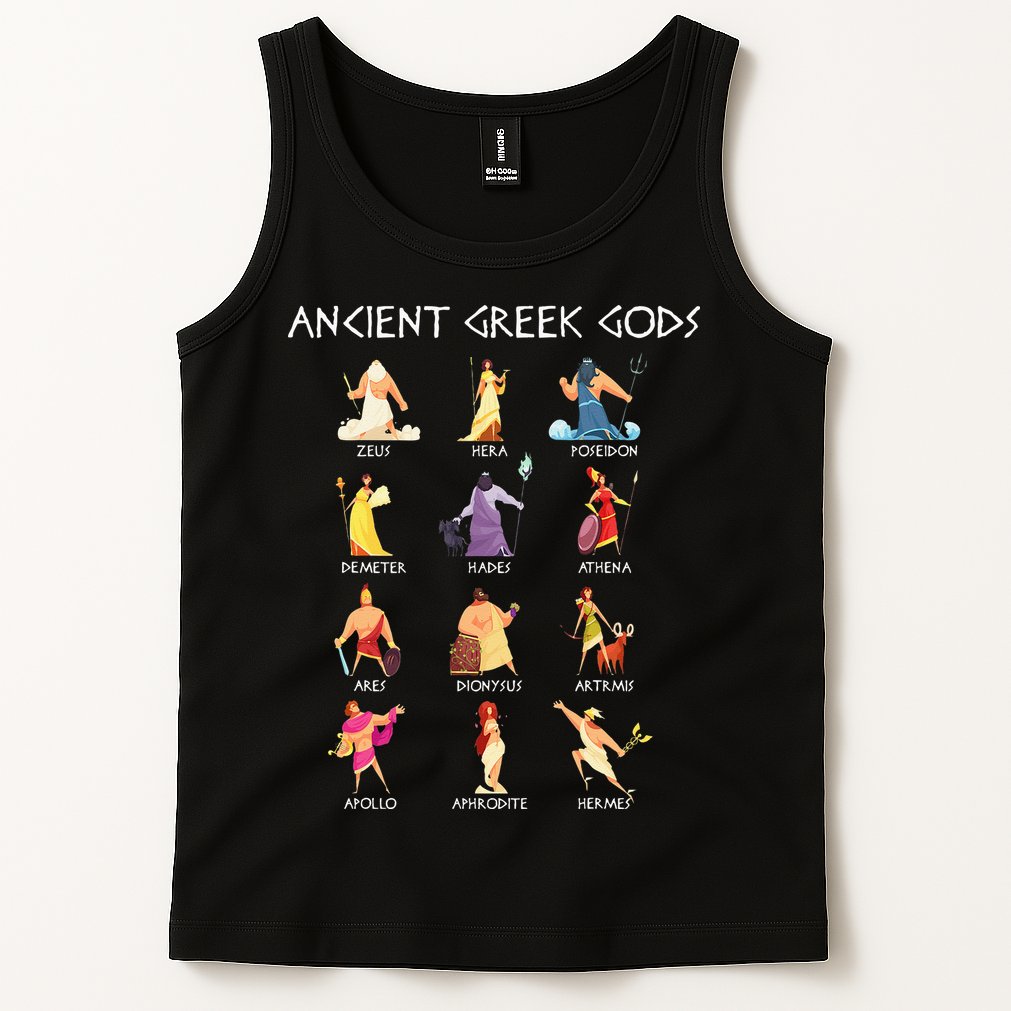 Greek Gods Greek Mythology Ancient Legends Tank Top