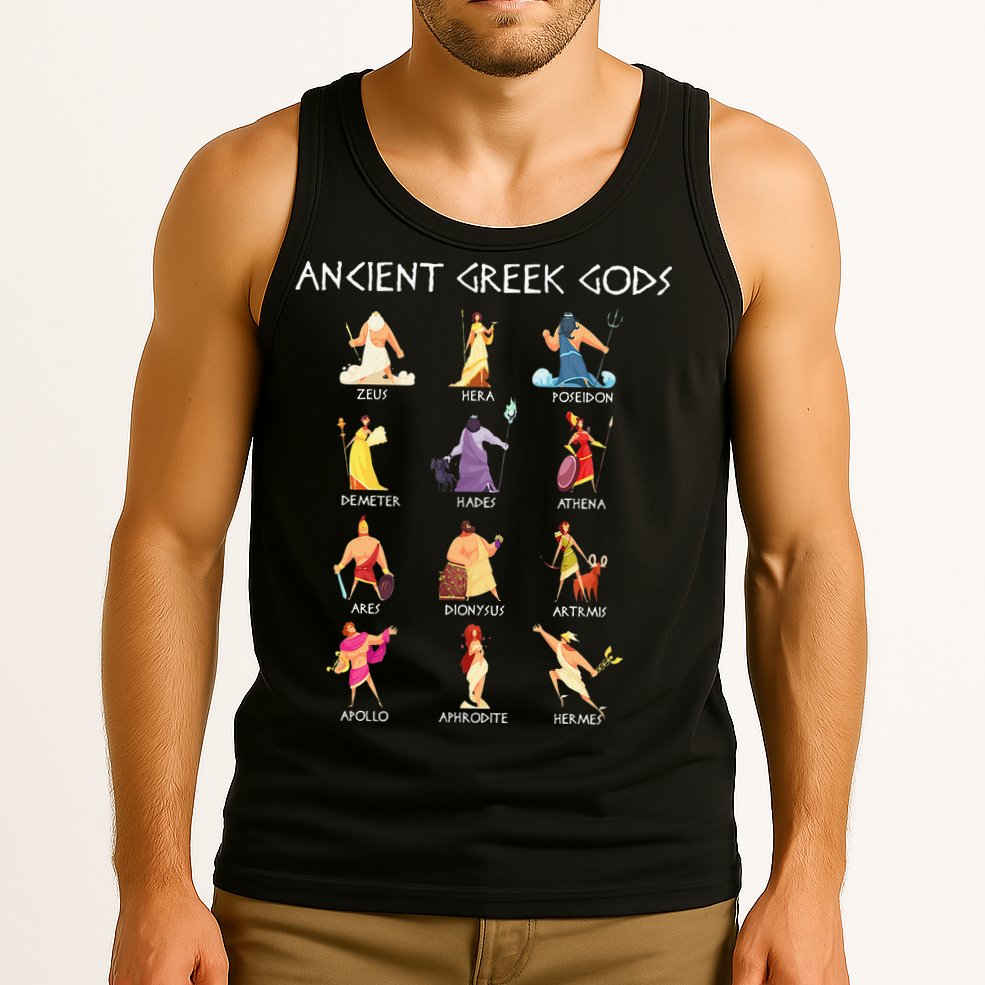 Greek Gods Greek Mythology Ancient Legends Tank Top