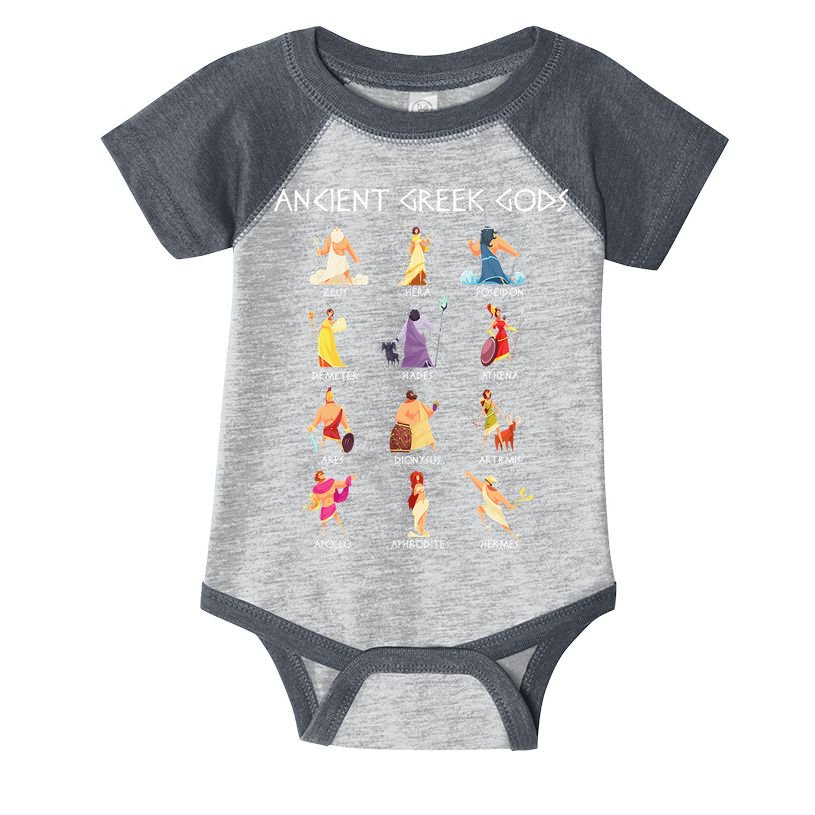 Greek Gods Greek Mythology Ancient Legends Infant Baby Jersey Bodysuit