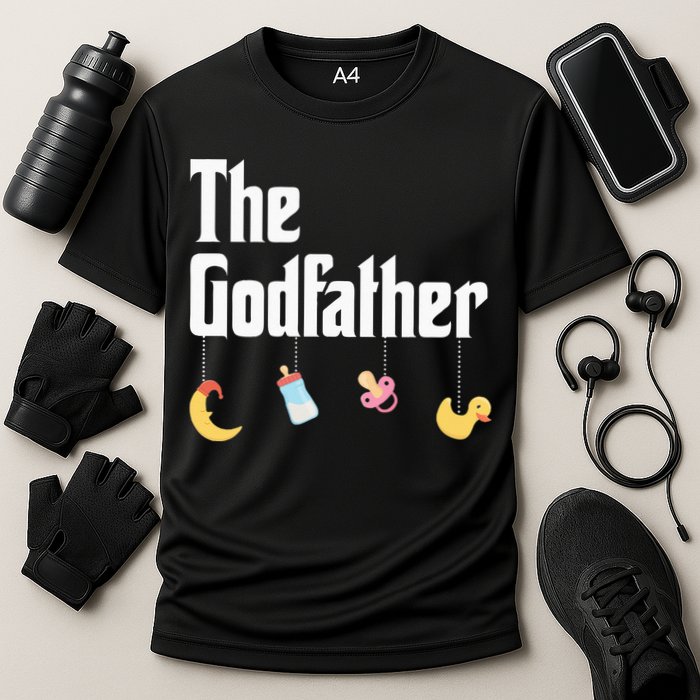 Godfather Godson Goddaughter Godchild Godparent Cooling Performance Crew T-Shirt